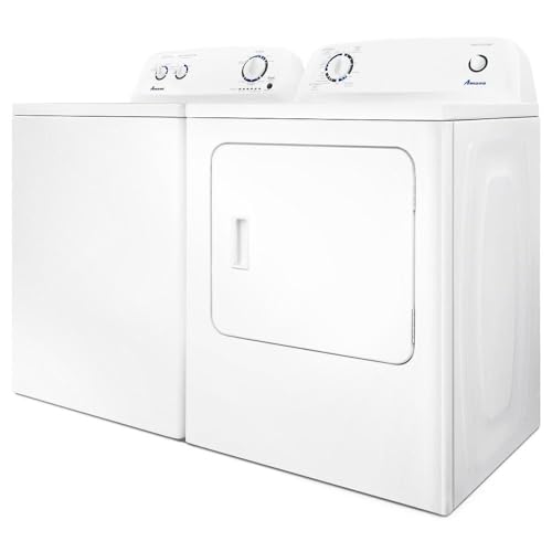 AMANA NED4655EW 6.5 Cu. Ft. Front Load Electric Dryer, White, 11 Drying Cycles-105350