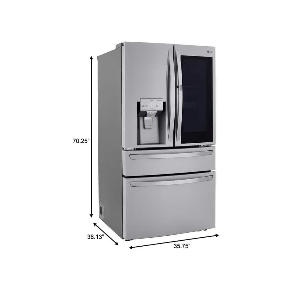 30 cu. ft. Smart wi-fi Enabled InstaView™ Door-in-Door® Refrigerator with Craft Ice™ Maker