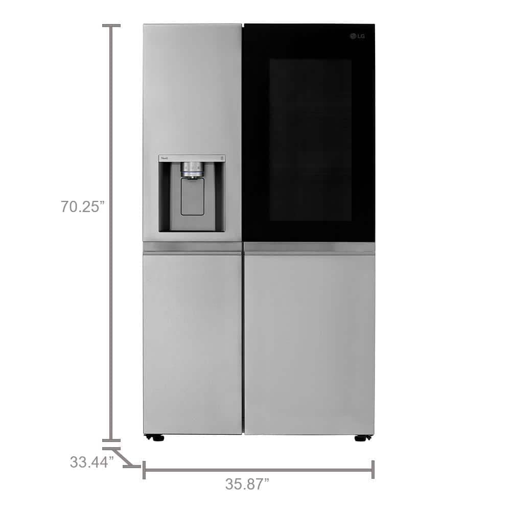 27 cu. ft. Side-By-Side InstaView™ Refrigerator