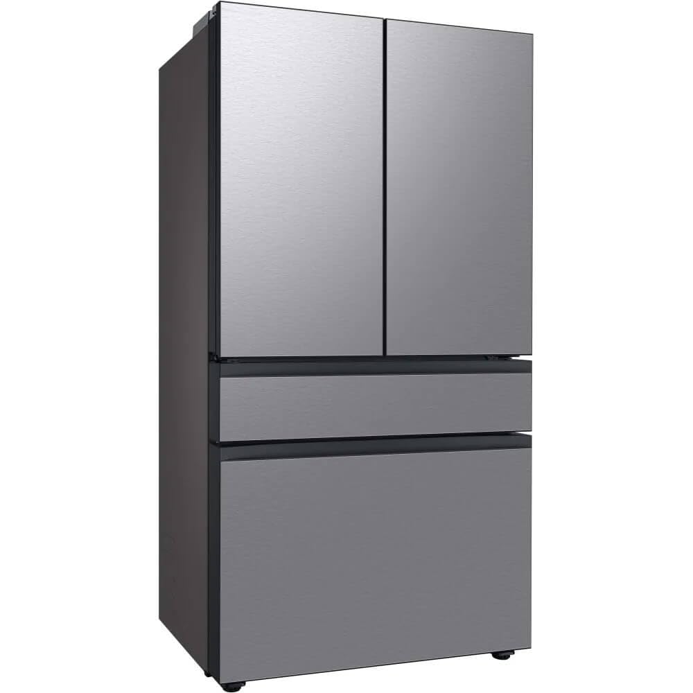 Samsung Bespoke 23 cu. ft. 4-Door French Door Smart Refrigerator with Beverage Center in Stainless Steel, Counter Depth