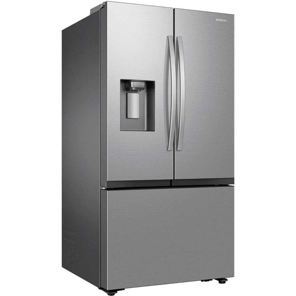 36" 3-Door Fridge with Ice/water dispenser and Freezer Ice Maker