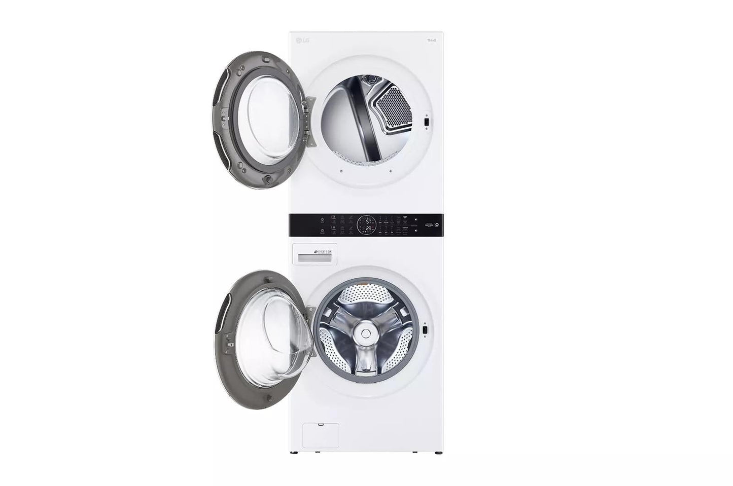 LG WKEX200HWA Compact 2 in 1 Laundry and Dryer Combo 27 Inch Washing machine 6 cycles, Laundry Center, Energy Star Certified, Washtower, Wrinkle Free, Wifi and Turbosteam technology with sensor for