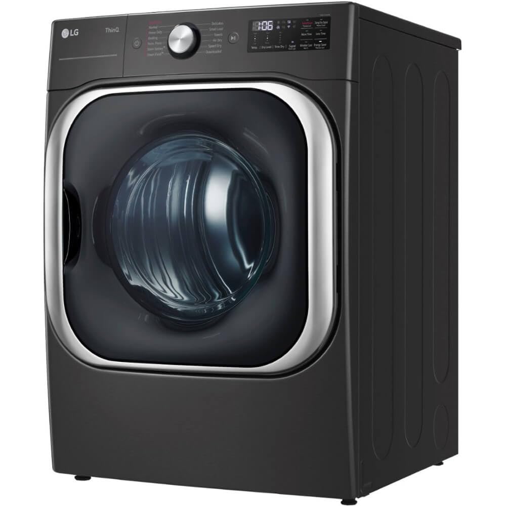 9.0 cu. ft. Mega Capacity Smart wi-fi Enabled Front Load Electric Dryer with TurboSteam™ and Built-In Intelligence