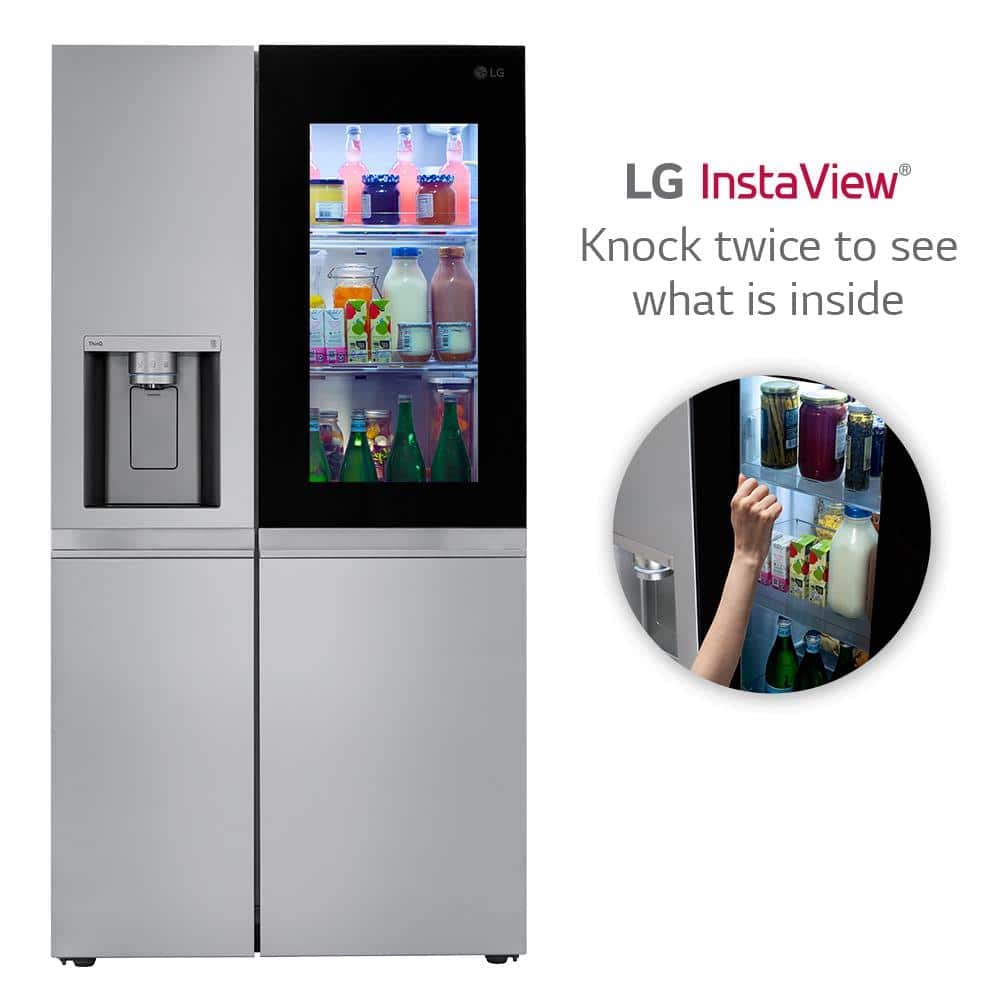 27 cu. ft. Side-By-Side InstaView™ Refrigerator