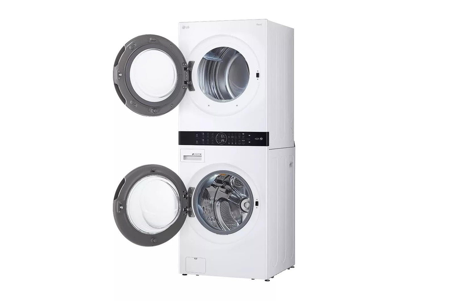 LG WKEX200HWA Compact 2 in 1 Laundry and Dryer Combo 27 Inch Washing machine 6 cycles, Laundry Center, Energy Star Certified, Washtower, Wrinkle Free, Wifi and Turbosteam technology with sensor for