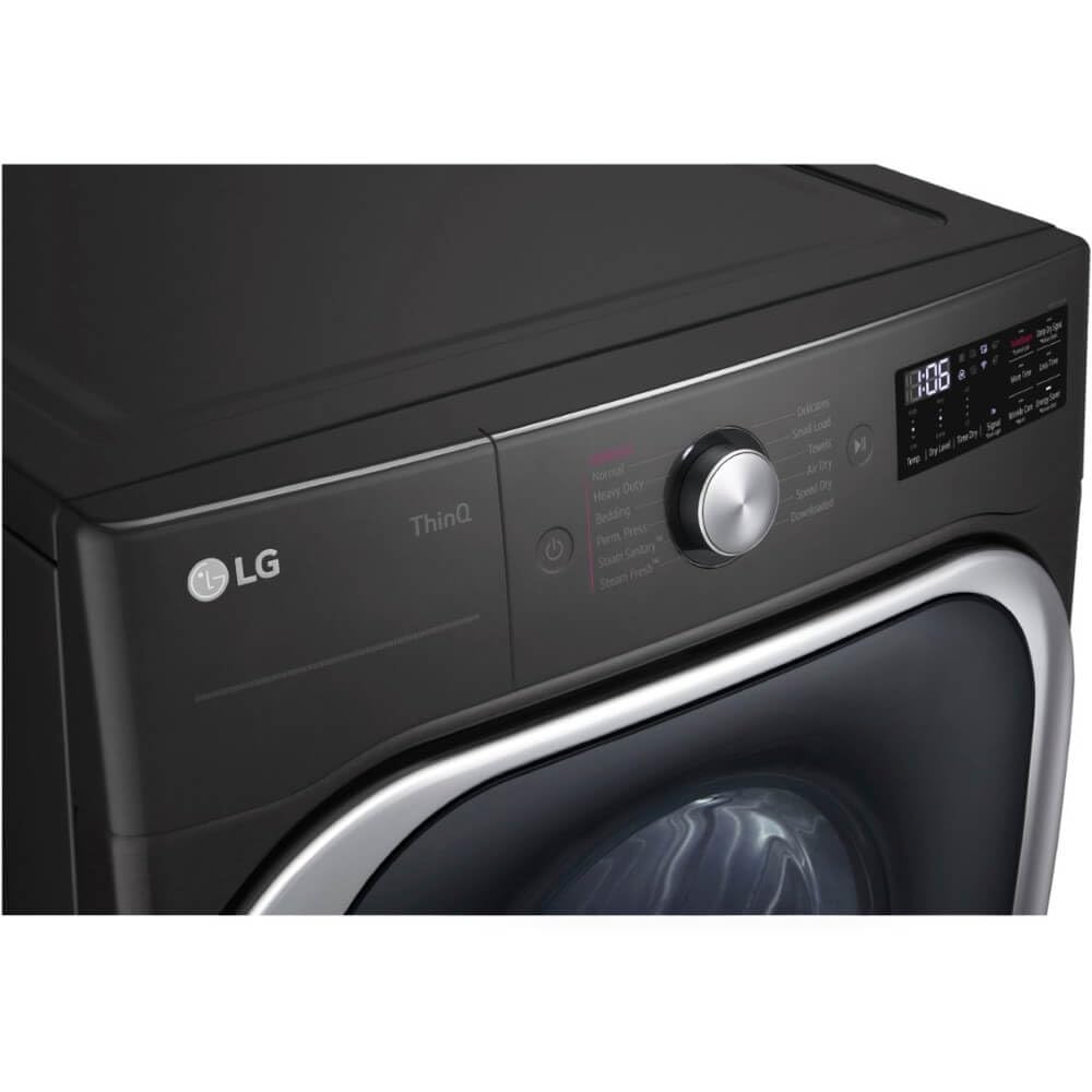 9.0 cu. ft. Mega Capacity Smart wi-fi Enabled Front Load Electric Dryer with TurboSteam™ and Built-In Intelligence
