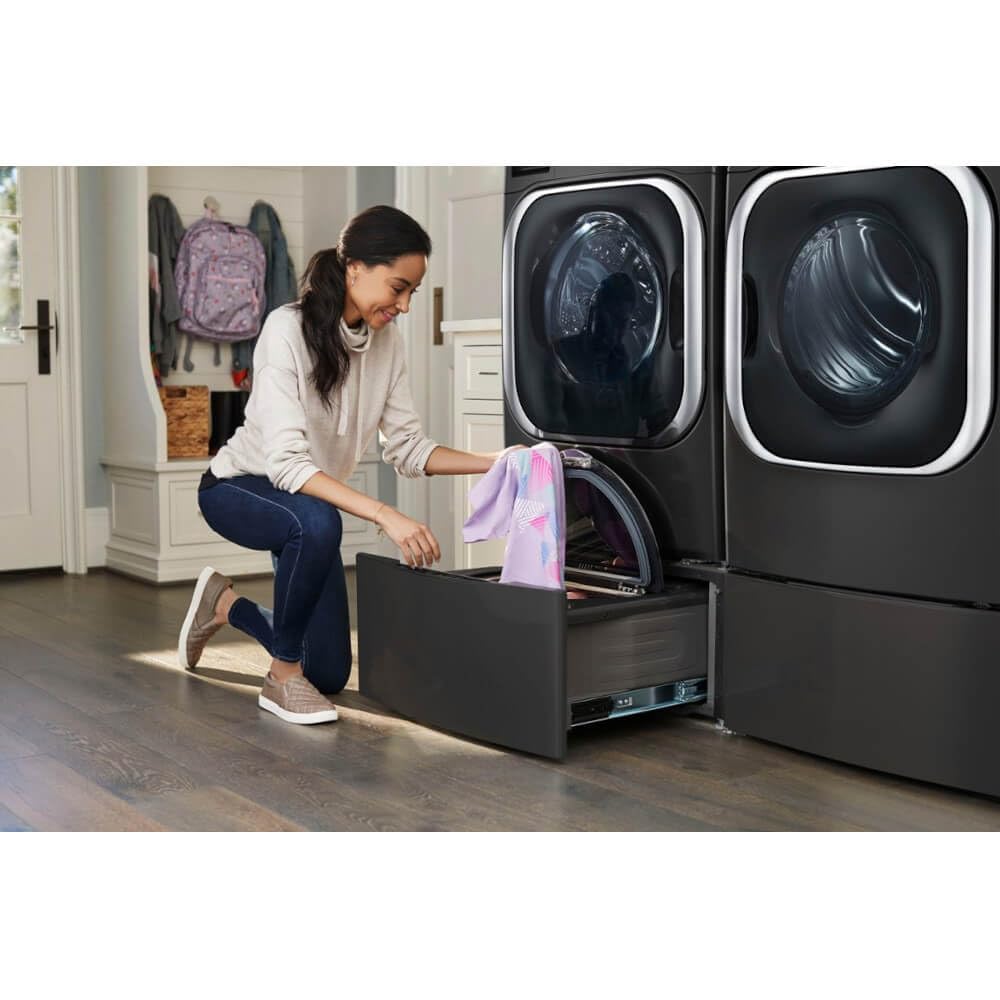 9.0 cu. ft. Mega Capacity Smart wi-fi Enabled Front Load Electric Dryer with TurboSteam™ and Built-In Intelligence