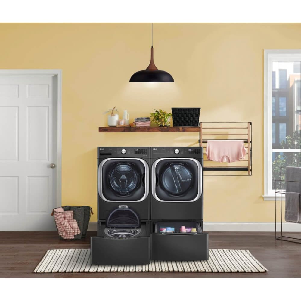 9.0 cu. ft. Mega Capacity Smart wi-fi Enabled Front Load Electric Dryer with TurboSteam™ and Built-In Intelligence