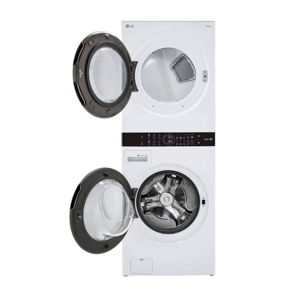 Single Unit Front Load LG WashTower™ with Center Control™ 4.5 cu. ft. Washer and 7.4 cu. ft. Electric Dryer