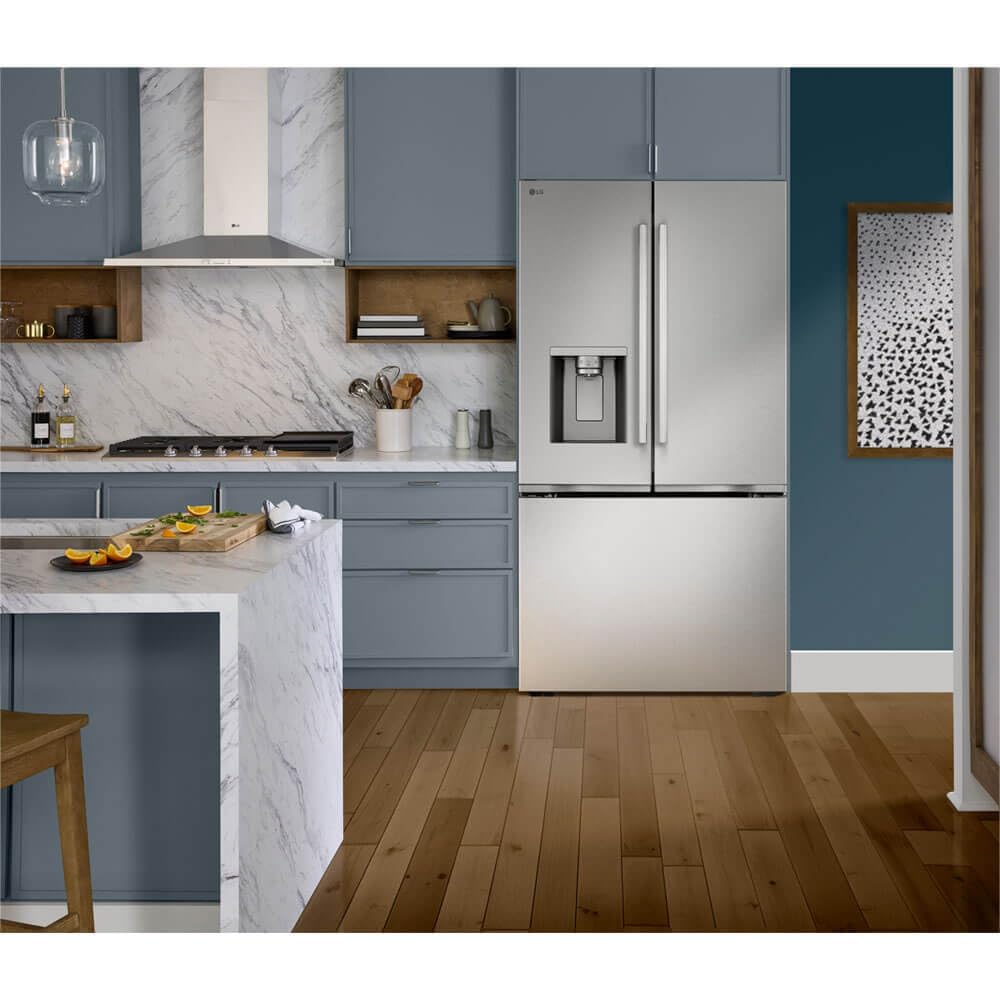 LG LF24Z6530S 24 Cu. Ft. Stainless 3-Door French Door Zero Clearance Counter-Depth Refrigerator