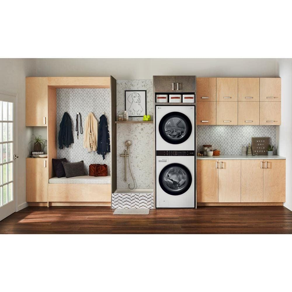 Single Unit Front Load LG WashTower™ with Center Control™ 4.5 cu. ft. Washer and 7.4 cu. ft. Electric Dryer