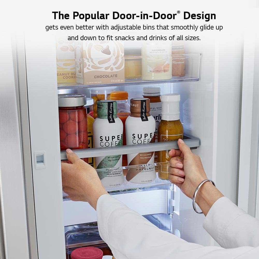30 cu. ft. Smart wi-fi Enabled InstaView™ Door-in-Door® Refrigerator with Craft Ice™ Maker