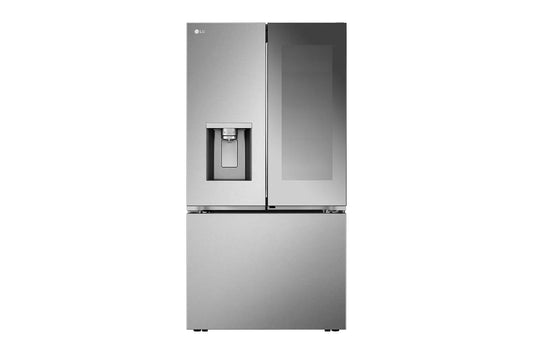 LG LRYKC2606S, 26 cu. ft. Smart Mirror InstaView® Counter-Depth MAX™ French Door Refrigerator with Four Types of Ice