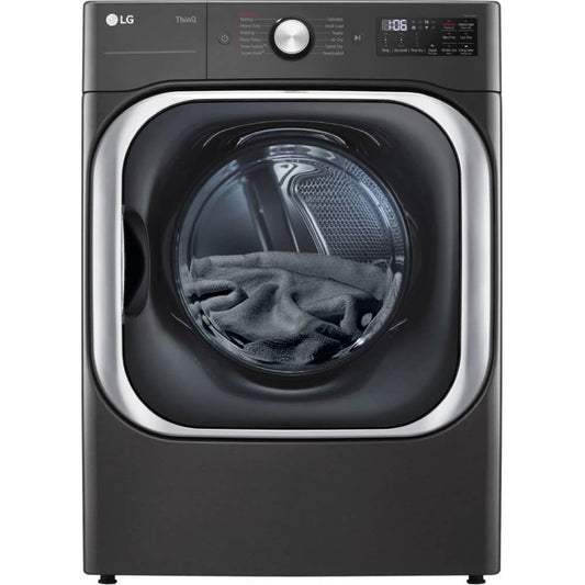 9.0 cu. ft. Mega Capacity Smart wi-fi Enabled Front Load Electric Dryer with TurboSteam™ and Built-In Intelligence