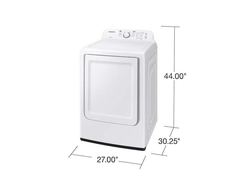 SAMSUNG 7.2 cu. ft. Vented Electric Dryer with Sensor Dry in White