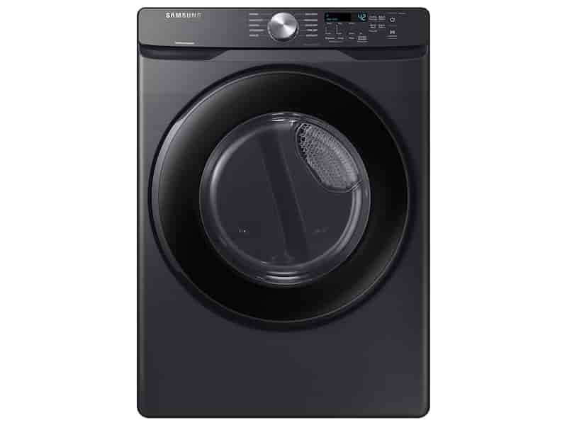 Samsung 7.5 cu. ft. Electric / Gas Dryer with Sensor Dry in White / Brushed Black