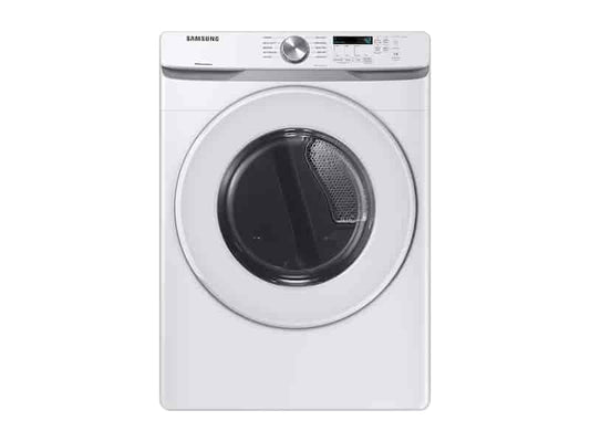 Samsung 7.5 cu. ft. Electric / Gas Dryer with Sensor Dry in White / Brushed Black